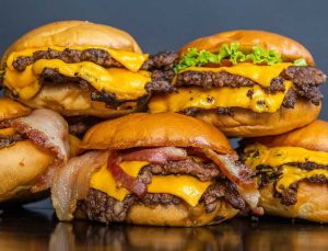 Bacon & Kimchi Burger