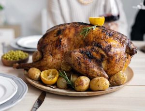 Roast Duck with Chestnut Stuffing A Gourmet Delight