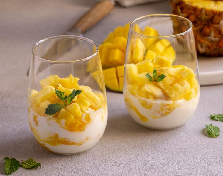 Yogurt and Pineapple