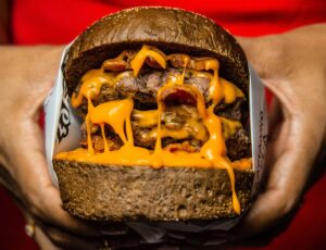 Oven-Baked Bacon Cheeseburger